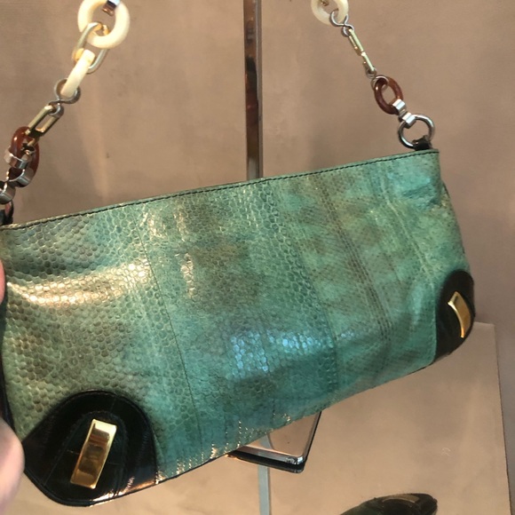 DOLCE&GABBANA python skin shoulder bag - Picture 3 of 6